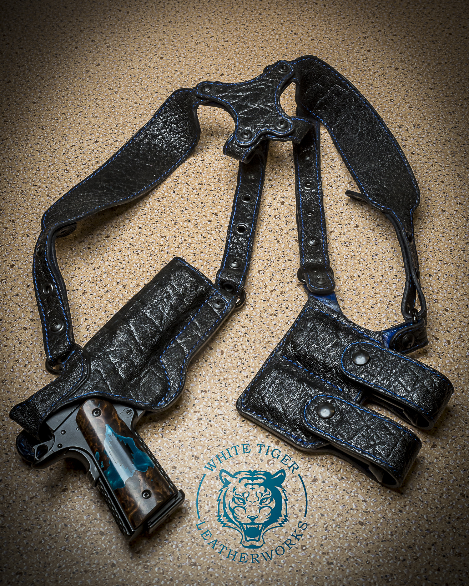 Black Elephant Shoulder Holster for a 1911!